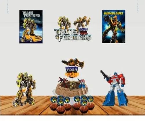 Kit Festinha Transformers Bumblebee