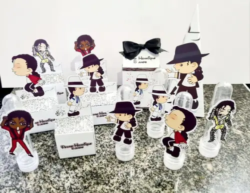 Kit Lembrancinhas Michael Jackson