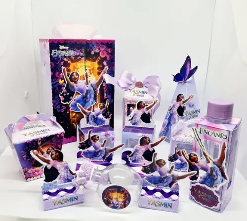 Kit Luxo Lembrancinhas e Decoração Encanto Disney Isabela