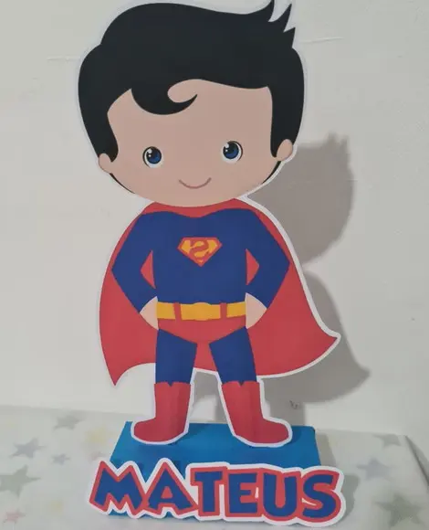 Kit Mesversário Superman Baby