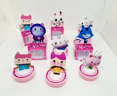 Kit Mini Lembrancinhas a Casa Mágica da Gabby