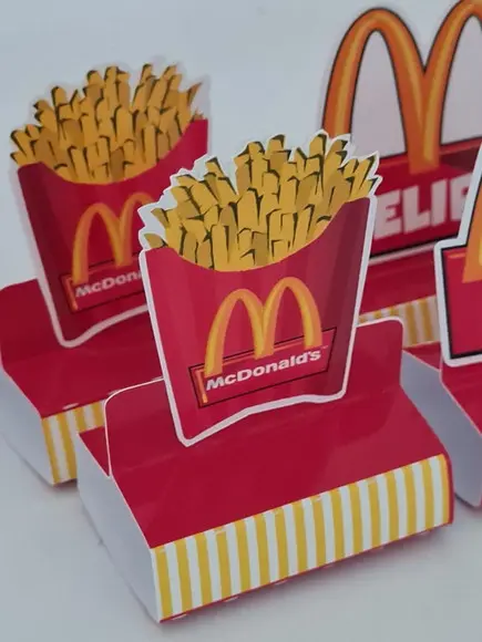 Kit Mini Lembrancinhas Mcdonald's