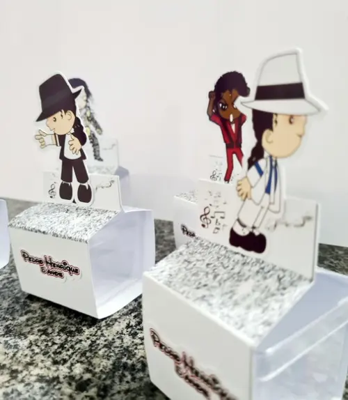 Kit Mini Lembrancinhas Michael Jackson