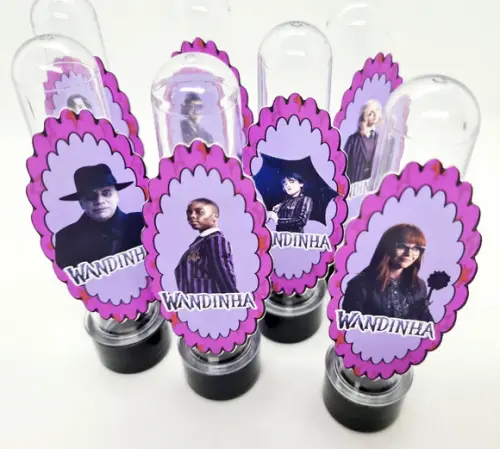 Kit Mini Lembrancinhas Wandinha Addams