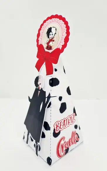 Kit Topo e Caixas Cone Cruella