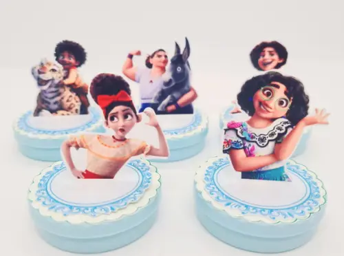 Latinha Acrílica Encanto Disney Azul
