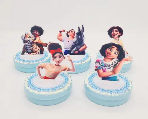 Latinha Acrílica Encanto Disney Azul