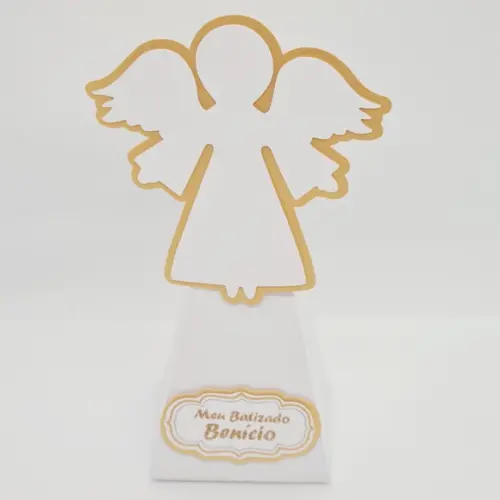 Lembrancinha Batizado - Caixa Pirâmide Batizado