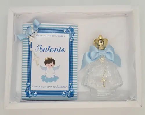 Lembrancinha Batizado - Livrinho de Orações e Nossa Senhora