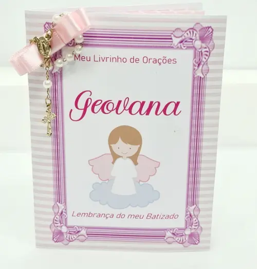 Lembrancinha Batizado - Livrinho de Orações