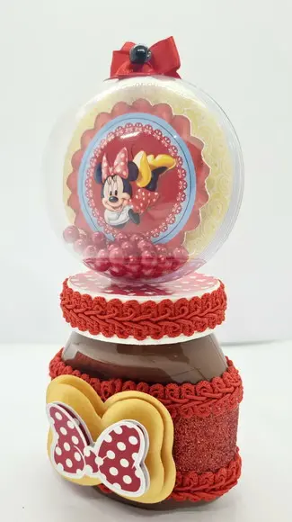 Nutella Personalizada Minnie Vermelha