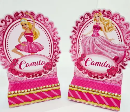 Porta Bis Barbie Rosa