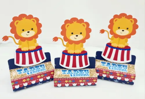 Porta Bis Duplo Circo Azul