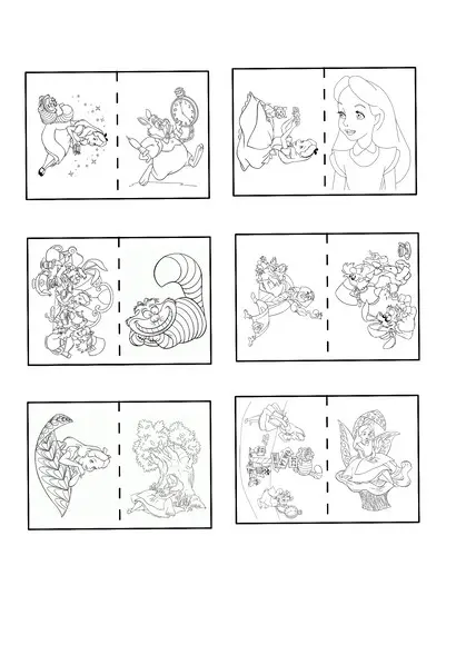 Revistinha de Colorir Alice no País das Maravilhas