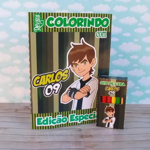 Revistinha de Colorir Ben 10