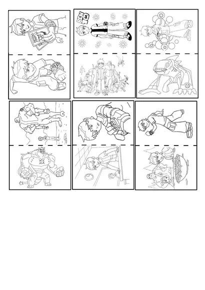 Revistinha de Colorir Ben 10