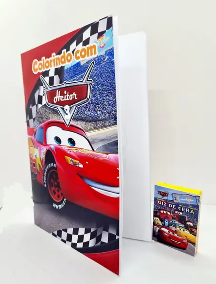 Revistinha de Colorir Carros - Mcqueen