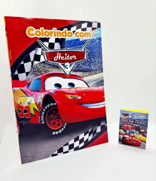 Revistinha de Colorir Carros - Mcqueen