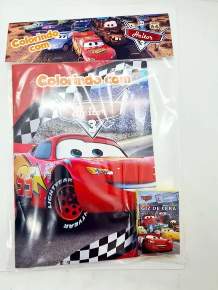 Revistinha de Colorir Carros - Mcqueen
