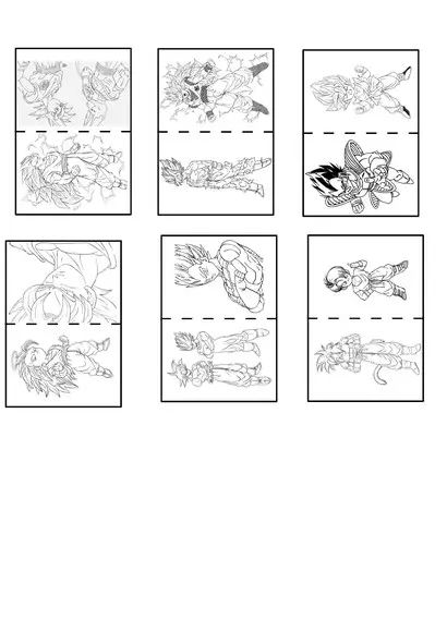 Revistinha de Colorir Dragon Ball Z
