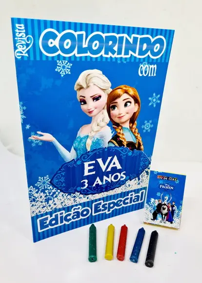 Revistinha de Colorir Frozen