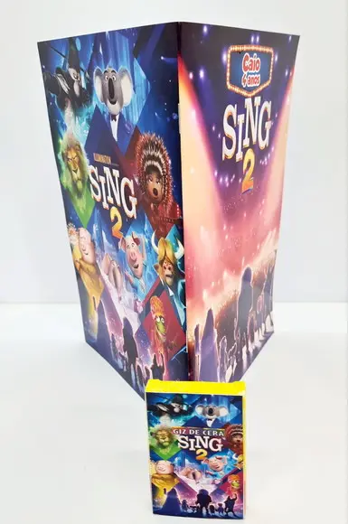 Revistinha de Colorir Sing 2