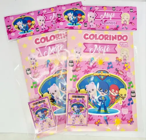 Revistinha de Colorir os Aventureiros