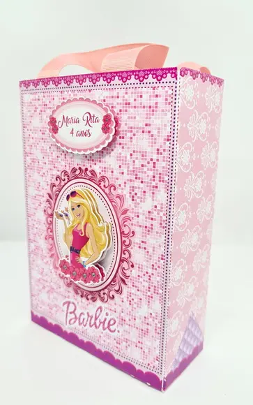 Sacolinha Surpresa Barbie Rosa