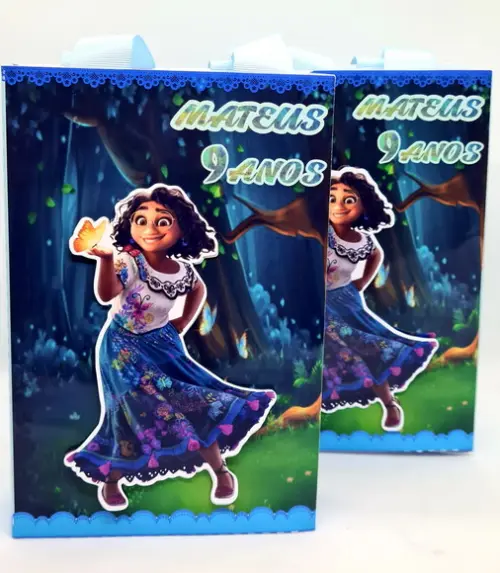 Sacolinha Surpresa Encanto Disney Azul