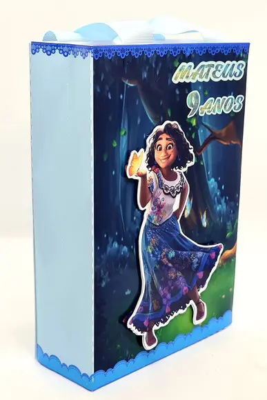 Sacolinha Surpresa Encanto Disney Azul