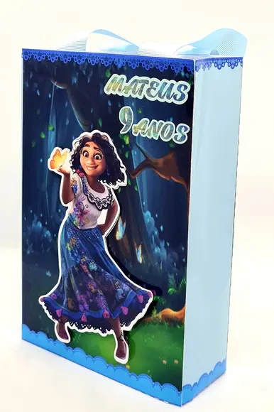 Sacolinha Surpresa Encanto Disney Azul