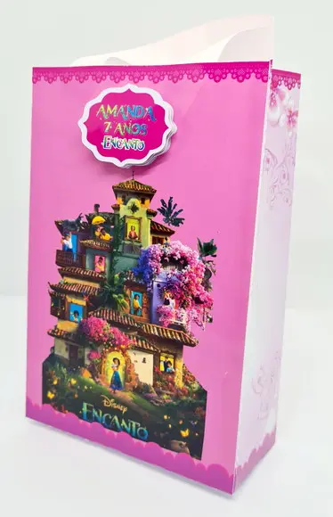 Sacolinha Surpresa Encanto Disney Rosa Casita