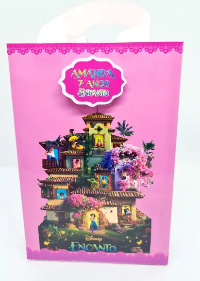 Sacolinha Surpresa Encanto Disney Rosa Casita