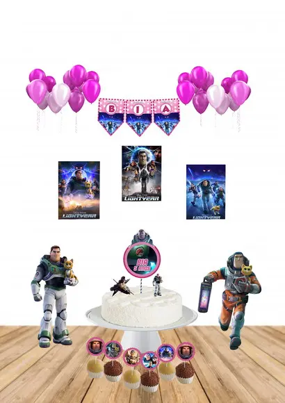 Só Um Bolinho Buzz Lightyear Rosa