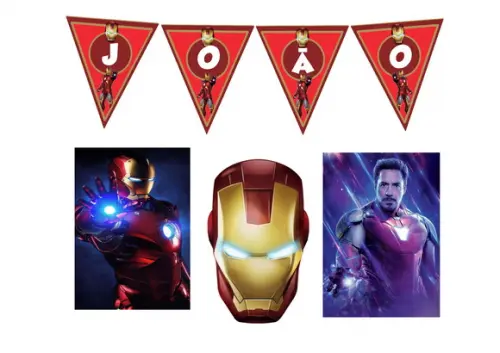 Só Um Bolinho Homem de Ferro - Kit Festa Iron Man