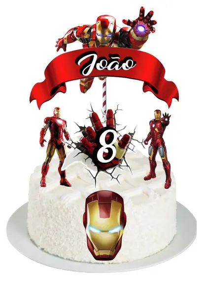Só Um Bolinho Homem de Ferro - Kit Festa Iron Man