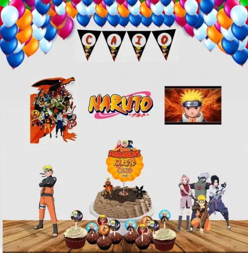 Só Um Bolinho Naruto - Kit Festa Naruto