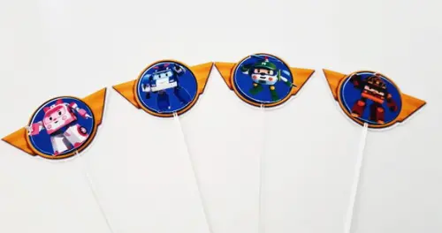 Só Um Bolinho Robocar Poli e Amber