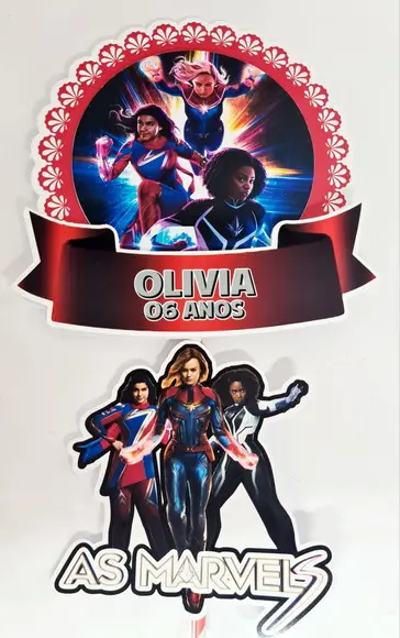 Topo de Bolo as Marvels