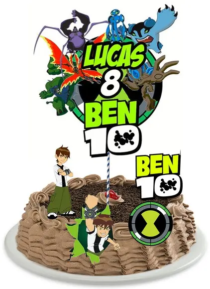 Topo de Bolo Ben 10
