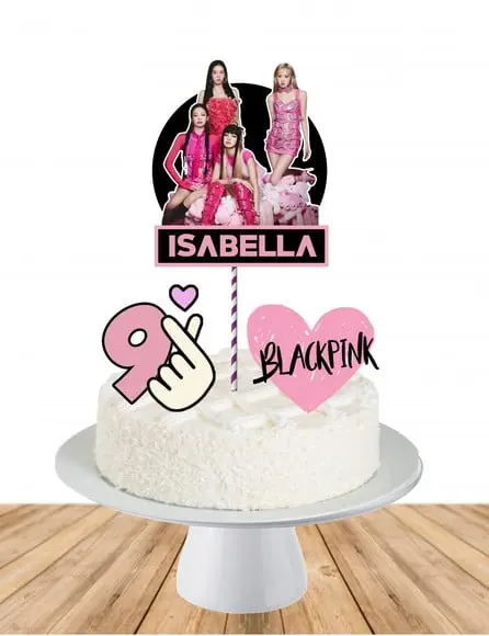 Topo de Bolo Blackpink
