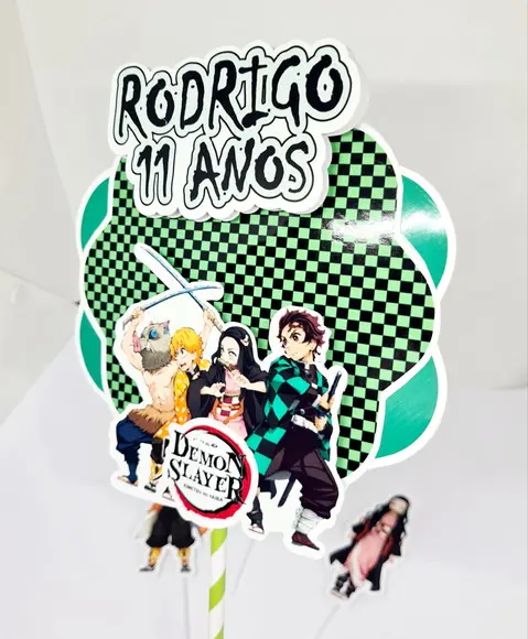 Topo de Bolo Demon Slayer