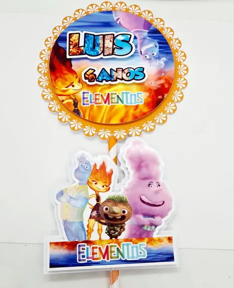 Topo de Bolo Elementos