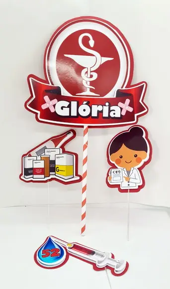Topo de Bolo Farmácia