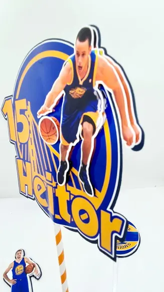 Topo de Bolo Golden State Warriors
