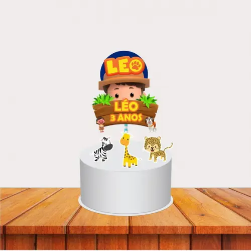 Topo de Bolo Léo o Guarda da Floresta