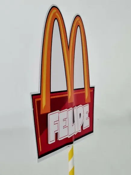 Topo de Bolo Mcdonald's