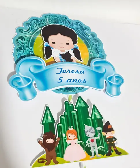 Topo de Bolo o Mágico de Oz