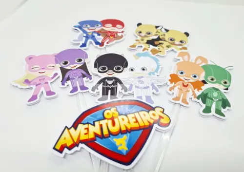 Topo de Bolo os Aventureiros
