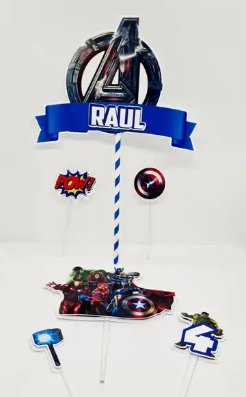 Topo de Bolo Os Vingadores